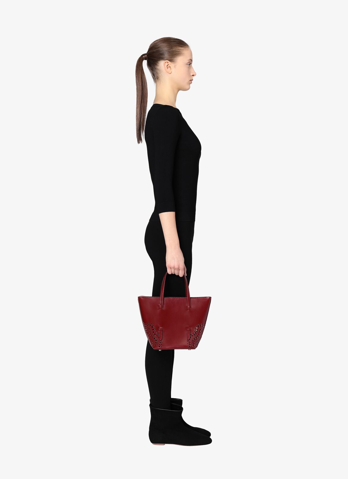 RM BAG CLOSED C.LUX QUART VIENNE VAGUE GRENAT ALAÏA GARNET RED  RM BAG CLOSED C.LUX QUART VIENNE VAGUE GRENAT